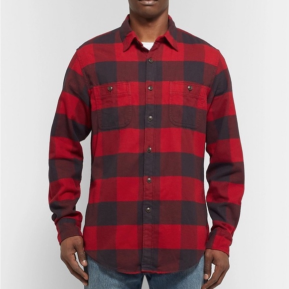 J. Crew Other - J.Crew Buffalo-Check Cotton-Flannel Shirt XLT- Men